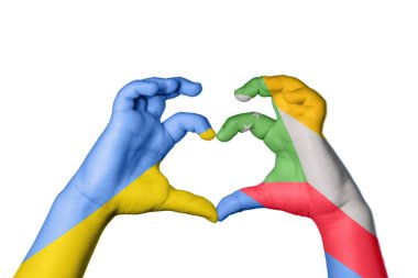 Ukrayna Komoros Kalbi, El hareketi, kalp yapma, Kırpma Yolu