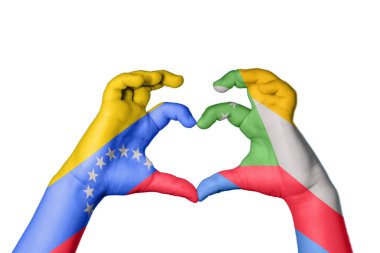 Venezuela Komoros Kalbi, El hareketi kalp yapma, Kırpma Yolu