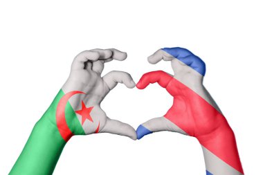 Cezayir Kosta Rika Kalbi, El hareketi kalp yapma, Kırpma Yolu