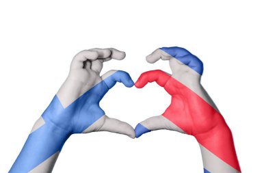 Finlandiya Kosta Rika Kalbi, El hareketi kalp yapma, Kırpma Yolu