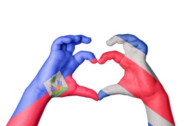 Haiti Kosta Rika Kalbi, El hareketi kalp yapma, Kırpma Yolu