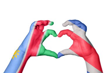 Namibya Kosta Rika Kalbi, El hareketi kalp yapma, Kırpma Yolu