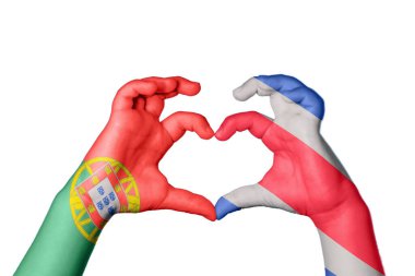 Portekiz Kosta Rika Kalbi, El hareketi kalp yapma, Kırpma Yolu