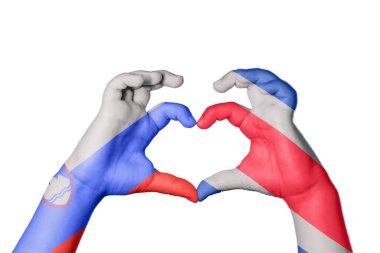 Slovenya Kosta Rika Kalbi, El hareketi, kalp yapma, Kırpma Yolu