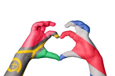 Vanuatu Kosta Rika Kalbi, El hareketi kalp yapma, Kırpma Yolu