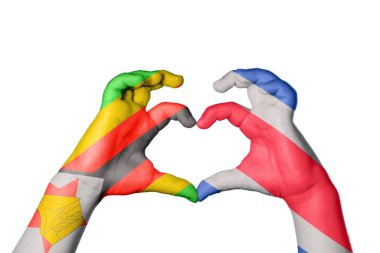 Zimbabwe Kosta Rika Kalbi, El hareketi kalp yapma, Kırpma Yolu