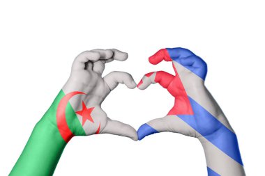 Cezayir Küba Kalbi, El hareketi kalp yapma, Kırpma Yolu