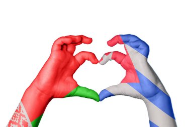 Beyaz Küba Kalbi, El hareketi kalp yapma, Kırpma Yolu