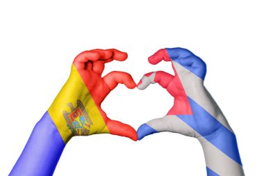 Moldova Küba Kalbi, El hareketi kalp yapma, Kırpma Yolu