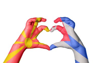 Kuzey Makedonya Küba Kalbi, El hareketi kalp yaptı, Kırpma Yolu