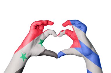 Suriye Küba Kalbi, El hareketi kalp yapma, Kırpma Yolu