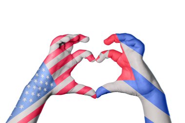 Birleşik Devletler Küba Kalbi, El hareketi kalp yapma, Kırpma Yolu