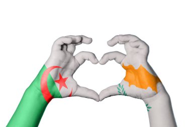 Cezayir Kıbrıs Kalbi, El hareketi kalp yapma, Kırpma Yolu