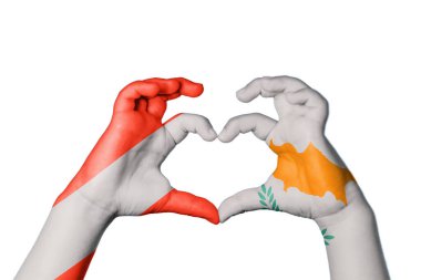 Avusturya Kıbrıs Kalbi, El hareketi, kalp yapma, Kırpma Yolu