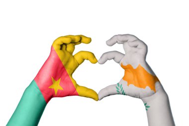 Kamerun Kıbrıs Kalbi, El hareketi, kalp yapma, Kırpma Yolu