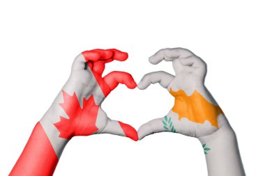 Kanada Kıbrıs Kalbi, El hareketi, kalp yapma, Kırpma Yolu