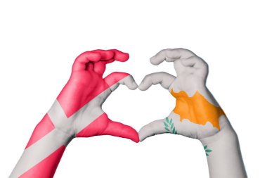 Danimarka Kıbrıs Kalbi, El hareketi, kalp yapma, Kırpma Yolu