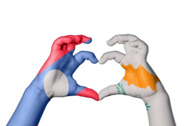 Laos Kıbrıs Kalbi, El hareketi, kalp yapma, Kırpma Yolu