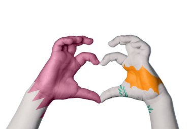 Katar Kıbrıs Kalbi, El hareketi, kalp yapma, Kırpma Yolu