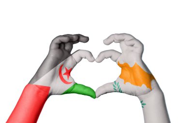 Sahra Arap Demokratik Cumhuriyeti Kıbrıs Rum Kesici Kalp, Kalp Yapan El hareketi, Kırpma Yolu