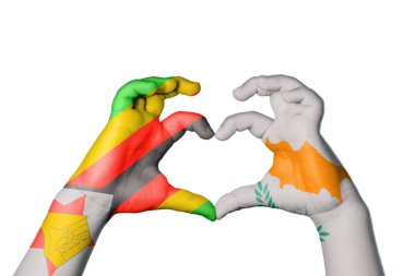 Zimbabwe Kıbrıs Kalbi, El hareketi kalp yapma, Kırpma Yolu