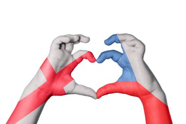 İngiltere Çek Cumhuriyeti Kalbi, El hareketi, kalp yapma, Kırpma Yolu