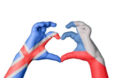 İzlanda Çek Cumhuriyeti Kalbi, El hareketi kalp yapma, Kırpma Yolu