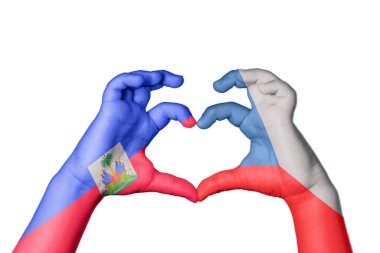 Haiti Çek Cumhuriyeti Kalbi, El hareketi kalp yapma, Kırpma Yolu