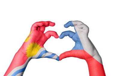 Kiribati Çek Cumhuriyeti Kalbi, El hareketi kalp yapma, Kırpma Yolu