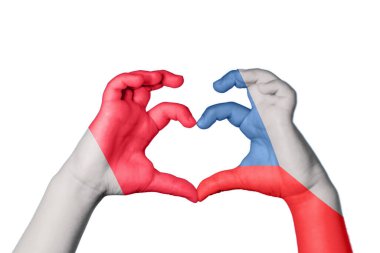 Malta Çek Cumhuriyeti Kalbi, El hareketi kalp yapma, Kırpma Yolu