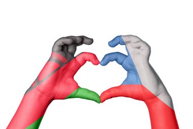 Malavi Çek Cumhuriyeti Kalbi, El hareketi kalp yapma, Kırpma Yolu