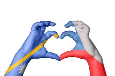 Nauru Çek Cumhuriyeti Kalbi, El hareketi kalp yapma, Kırpma Yolu