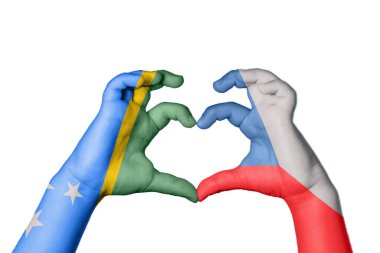 Solomon Adaları Çek Cumhuriyeti Kalbi, El hareketi kalp yapma, Kırpma Yolu