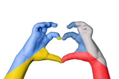 Ukrayna Çek Cumhuriyeti Kalbi, El hareketi kalp yapma, Kırpma Yolu