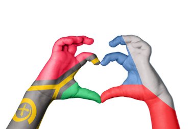 Vanuatu Çek Cumhuriyeti Kalbi, El hareketi kalp yapma, Kırpma Yolu