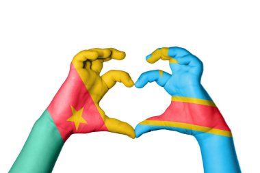 Kamerun Demokratik Kongo Cumhuriyeti, El hareketi kalp yapma, Kırpma Yolu