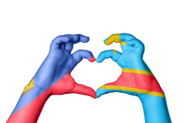 Lihtenştayn Demokratik Kongo Cumhuriyeti, El hareketi kalp yapma, Kırpma Yolu