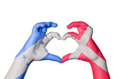 Honduras Danimarka Kalbi, El hareketi kalp yapma, Kırpma Yolu