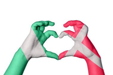 Nijerya Danimarka Kalbi, El hareketi kalp yapma, Kırpma Yolu