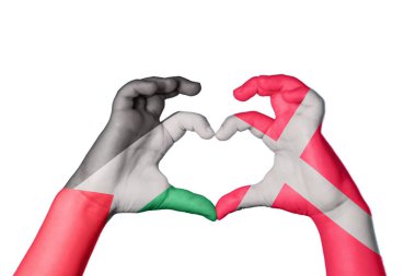 Filistin Danimarka Kalbi, El hareketi kalp yapma, Kırpma Yolu