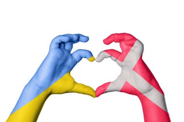 Ukrayna Danimarka Kalbi, El hareketi kalp yapma, Kırpma Yolu