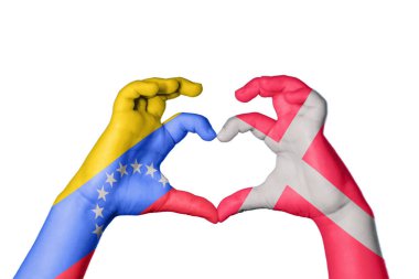 Venezuela Danimarka Kalbi, El hareketi kalp yapma, Kırpma Yolu