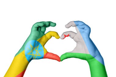 Etiyopya Cibuti Kalbi, El hareketi kalp yapma, Kırpma Yolu