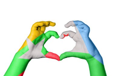 Myanmar Cibuti Kalbi, El hareketi kalp yapma, Kırpma Yolu