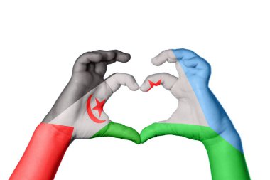 Sahra Arap Demokratik Cumhuriyeti Cibuti Kalbi, El hareketi kalp yapma, Kırpma Yolu