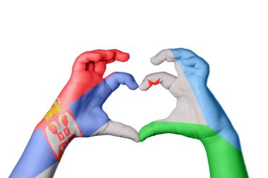 Sırbistan Cibuti Kalbi, El hareketi, kalp yapma, Kırpma Yolu