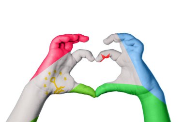 Tacikistan Cibuti Kalbi, El hareketi kalp yapma, Kırpma Yolu