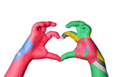 Samoa Dominica Kalbi, El hareketi kalp yapma, Kırpma Yolu