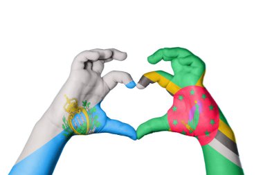 San Marino Dominica Kalbi, El hareketi kalp yapma, Kırpma Yolu