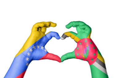 Venezuela Dominica Kalbi, El hareketi kalp yapma, Kırpma Yolu